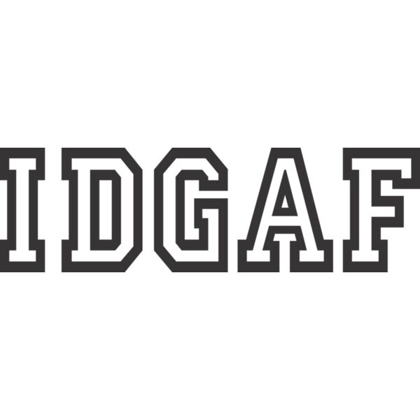IDGAF 1005 BLACK Thumbnail