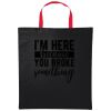 Varsity cotton shopper short handle Thumbnail