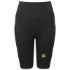 Women’s TriDri® ribbed seamless '3D Fit' cycle shorts Thumbnail